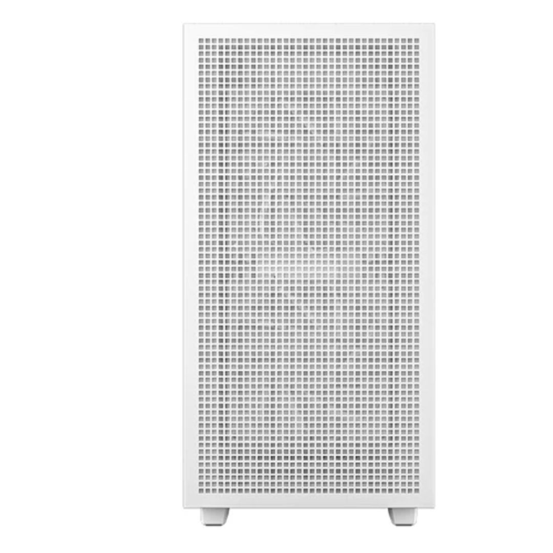 DeepCool CH360 Digital White Micro ATX Case, Digital Status Display, Tempered Glass Window,1x USB 3.0, 1x USB-C, HD Aud (LS) - Image 2