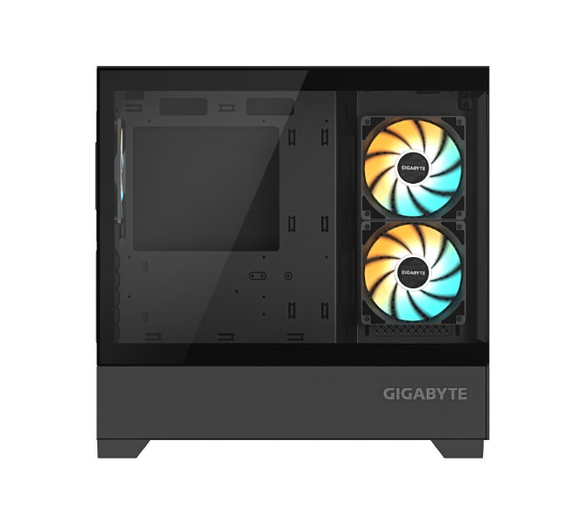 Gigabyte C201 PANORAMIC, Mid Tower, mini-ITX/m-ATX, Black, H431x W242x D430 mm, 5 Slots, USB 3.0 x2, H=502 W=313 D=525 mm - Image 3