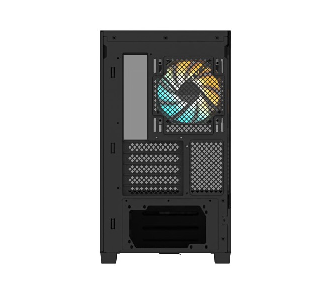 Gigabyte C201 PANORAMIC, Mid Tower, mini-ITX/m-ATX, Black, H431x W242x D430 mm, 5 Slots, USB 3.0 x2, H=502 W=313 D=525 mm - Image 4