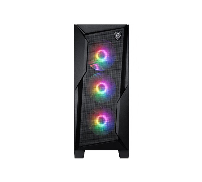 MSI MAG FORGE 130A AIRFLOW ATX Case, 2x USB 5Gbps, 1x Mic-in / Audio-out, 1x LED, 3x 2.5', 2x 2.5'/3.5', ATX / Micro-ATX / Mini-ITX - Image 2