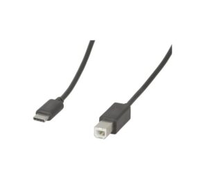 8Ware USB-B to USB-C Cable 1m Type-C to B Male to Male - 480Mbps