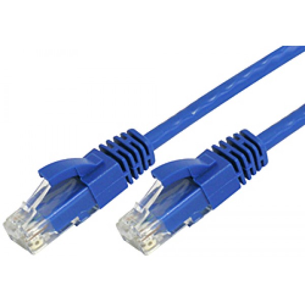 8ware CAT6 Ultra-Thin Slim Cable 15m - Blue Colour Premium RJ45 Ethernet Network LAN UTP Patch Cord 26AWG for Data - Image 2