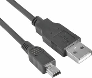 Astrotek USB 2.0 Cable 1m - Type A Male to Mini B 5 pins Male Black Colour RoHS