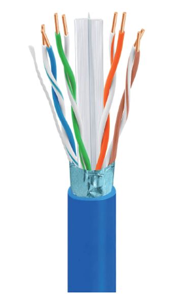 Astrotek CAT6 FTP Cable 305m Roll - Blue Full 0.55mm Copper Solid Wire Ethernet LAN Network 23AWG 0.55cu Solid 2x4p PVC Jacket - Image 3