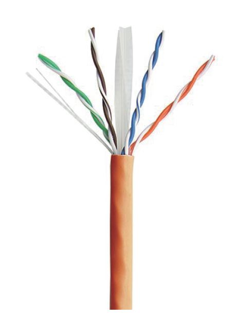 Astrotek CAT6 UTP Cable 305m Roll - Orange Full 0.55mm Copper Solid Wire Ethernet LAN Network 23AWG 0.55cu 2x4p LSZH Jacket - Image 3