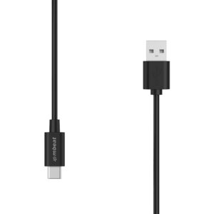 mbeat® Prime 1m USB-C To USB Type-A 2.0 Charge And Sync Cable - High Quality/480Mbps/Fast Charging for Macbook Pro Google Chrome Samsung Galaxy (LS)