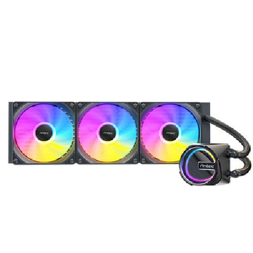 Antec Skeleton 360 ARGB, All-in-One Liquid Cooler, 360mm, PWM ARGB fans, 2000RPM, 72.29CFM, ≤32dB, Intel/AMD support, aluminum radiator, 3Y warranty - Image 2