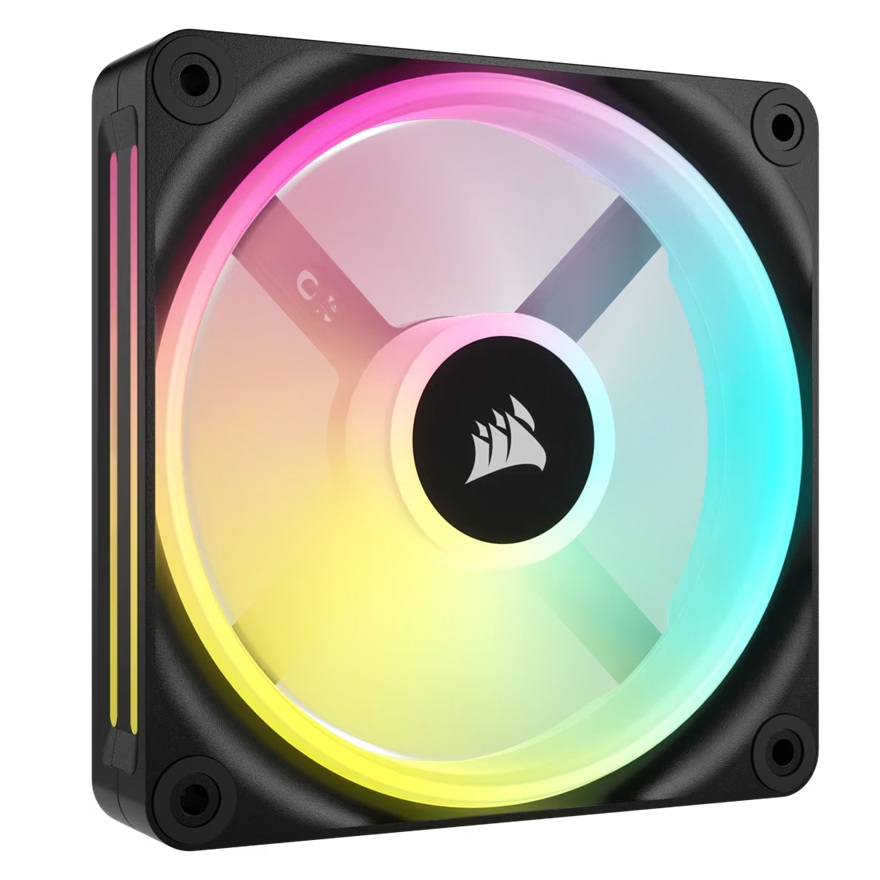 Corsair QX RGB Series, iCUE LINK QX120 RGB, 120mm Magnetic Dome RGB Fan, Expansion Kit - Image 2