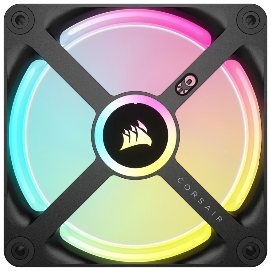 Corsair QX RGB Series, iCUE LINK QX120 RGB, 120mm Magnetic Dome RGB Fan, Expansion Kit - Image 3