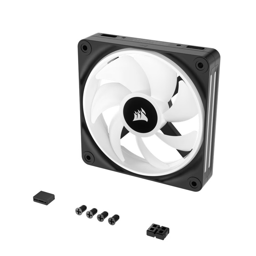 Corsair QX RGB Series, iCUE LINK QX120 RGB, 120mm Magnetic Dome RGB Fan, Expansion Kit - Image 4