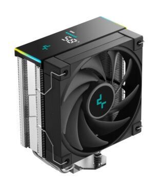 DeepCool AK400 Digital SE CPU Cooler, Status Display, ARGB LED Strips, 4x Heat Pipe Intel LGA1851/1700/1200/1151/1150/1155 /AM5/AM4