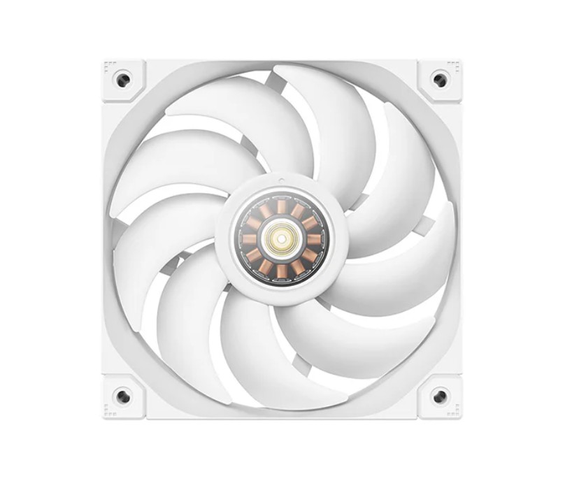 DeepCool FL12 White 120mm Unique ARGB Fans, Low Noise, 4-pin PWM, Fluid Dynamic Bearing, Addressable RGB LED