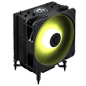 MSI MAG COREFROZR AA13 - BLK – 120×120×25mm, 2070RPM, 62.6CFM, 30.1dBA, 4ר6mm, 152×121×94.5mm, ARGB, AM4/AM5, LGA1700/1851, PWM, 40Khrs, 1.44W