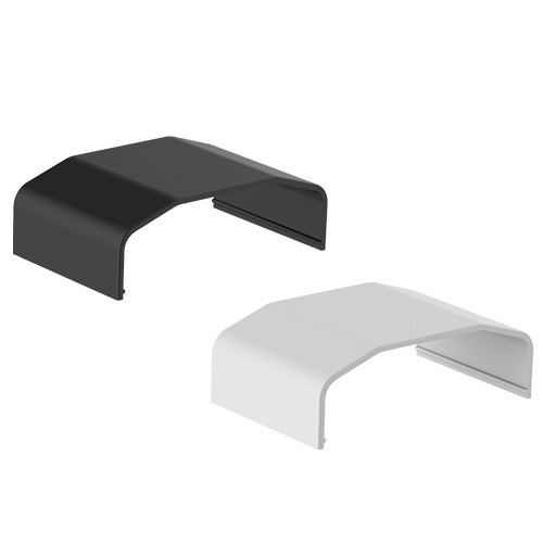 Brateck Plastic Cable Cover Joint Material:ABS Dimensions 64x21.5x40mm - Black (LS) - Image 2