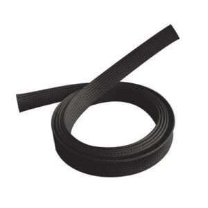 Brateck Braided Cable Sock (20mm/0.79' Width) Material Polyester Dimensions1000x20mm -- Black (LS)