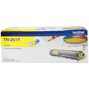 Brother TN-251Y - YELLOW TONER CARTRIDGE TO SUIT HL-3150CDN/3170CDW/MFC-9140CDN/9330CDW/9335CDW/9340CDW /DCP-9015CDW(1,400 Pages)