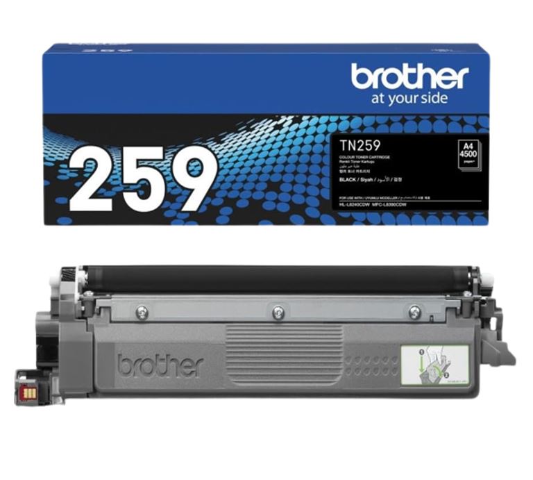 Brother TN-259BK **NEW** BLACK SUPER HIGH YIELD CARTRIDGE TO SUIT MFC-L8390CDW/HL-L8240CDW -Up to 4500pages - Image 3