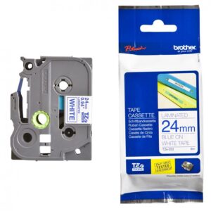 Brother 24MM Blue On White TZ Tape