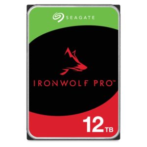 Seagate 12TB 3.5' IronWolf PRO SATA 6Gb/s 7200RPM 256MB Cache HDD. 5 Years Warranty