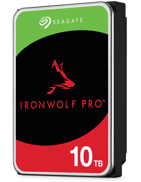 Seagate 10TB 3.5' IronWolf Pro NAS SATA Hard Drive (ST10000NT001) -5-year limited warranty -6Gb/s Connector - CMR Recording Technology - Image 2