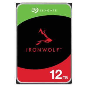 Seagate 12TB 3.5' IronWolf SATA3 NAS 24x7 7200RPM Performance HDD (ST12000VN0008) 3 Years Warranty