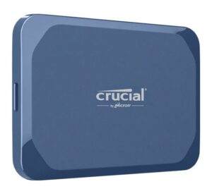 Crucial X10 1TB External Portable SSD ~2100MB/s USB-C Durable Rugged Shock Drop Water Dust Proof for PC MAC PS5 Xbox Android iPad Pro Linux
