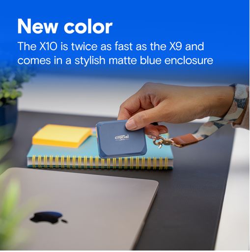 Crucial X10 4TB External Portable SSD ~2100MB/s USB-C Durable Rugged Shock Drop Water Dust Proof for PC MAC PS5 Xbox Android iPad Pro Linux - Image 2