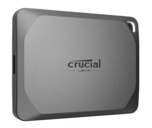 Crucial X9 Pro 2TB External Portable SSD ~1050MB/s USB-C Durable Rugged Shock Drop Water Dust Sand Proof for PC MAC PS5 Xbox Android iPad Pro