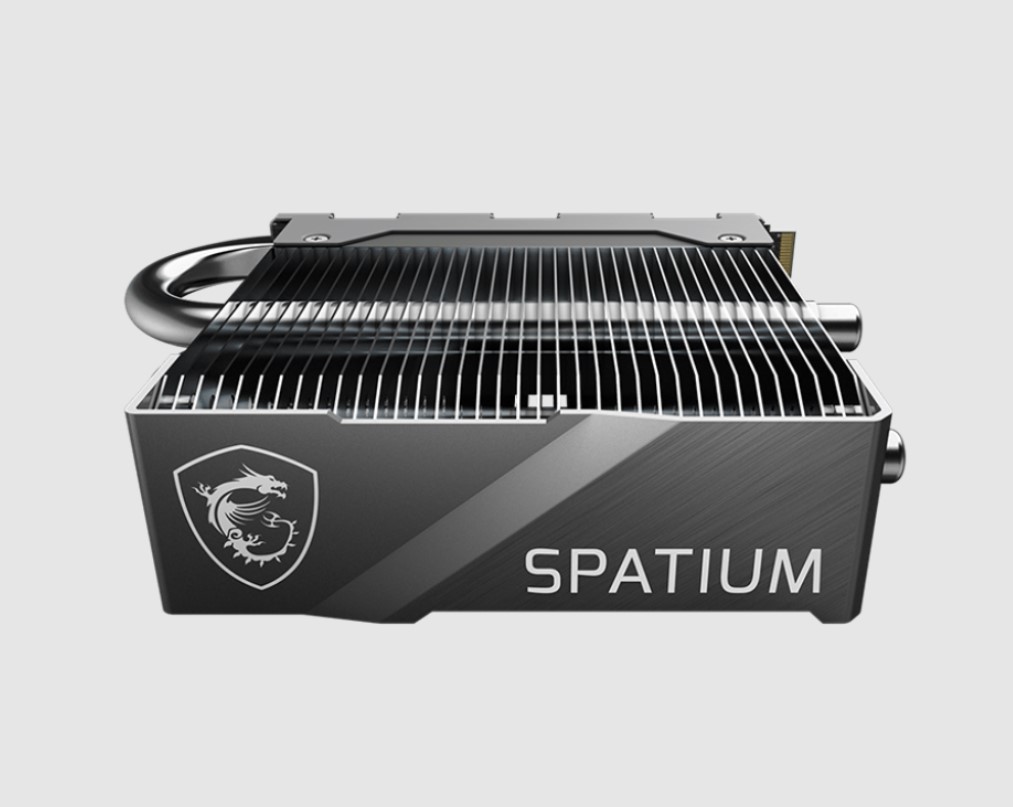 MSI SPATIUM M580 PCIe 5.0 NVMe M.2 FROZR 2TB, 4GB LPDDR4, Sequential Read up to 14600MB/s, Sequential Write up to 12700MB/s, 1400 TBW, 5 Year Warranty - Image 2