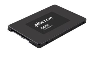 Micron 5400 PRO 7.68TB 2.5' SATA Enterprise SSD 540R/520W MB/s 95K/75K IOPS 17520TBW 1.5DWPD 3M hrs MTTF AES 256-bit encryption Server Data Centre 5yr