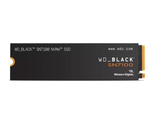 Western Digital WD BLACK SN7100 NVMe - 1TB SSD - 7250MB/s 6900MB/s R/W 1000K/1400K IOPS M.2 2280 PCIe4.0 5yrs ~WDS100T4X0E-00CJA0