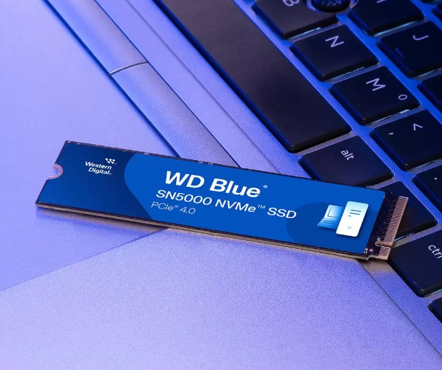 Western Digital WD Blue SN5000 NVMe™ 2TB SSD M.2 2280, 5,150MB/s R 4,850MB/s W, 650K IOPS R / 770K IOPS W, PCIe Gen4 x4, 5-Y Warranty (LS) - Image 3
