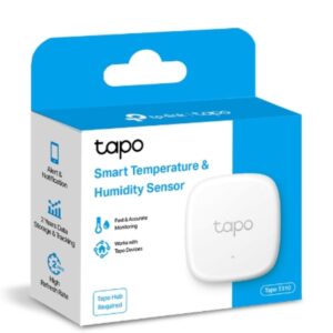 TP-Link Tapo Smart Temperature & Humidity Monitor, Fast & Accurate, Free Data Storage & Visual Graphs,Tapo T310