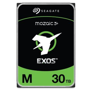 Seagate Exos M 30TB, Enterprise Internal Hard Drive HDD 3.5', 6GB/s, SATA 7200RPM, 512MB, 5YR WTY