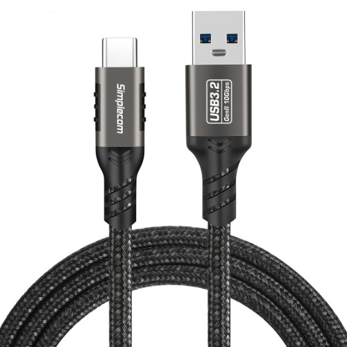 Simplecom CAU520 USB-A to USB-C Data and Charging Cable USB 3.2 Gen2 10Gbps 2M - Image 3