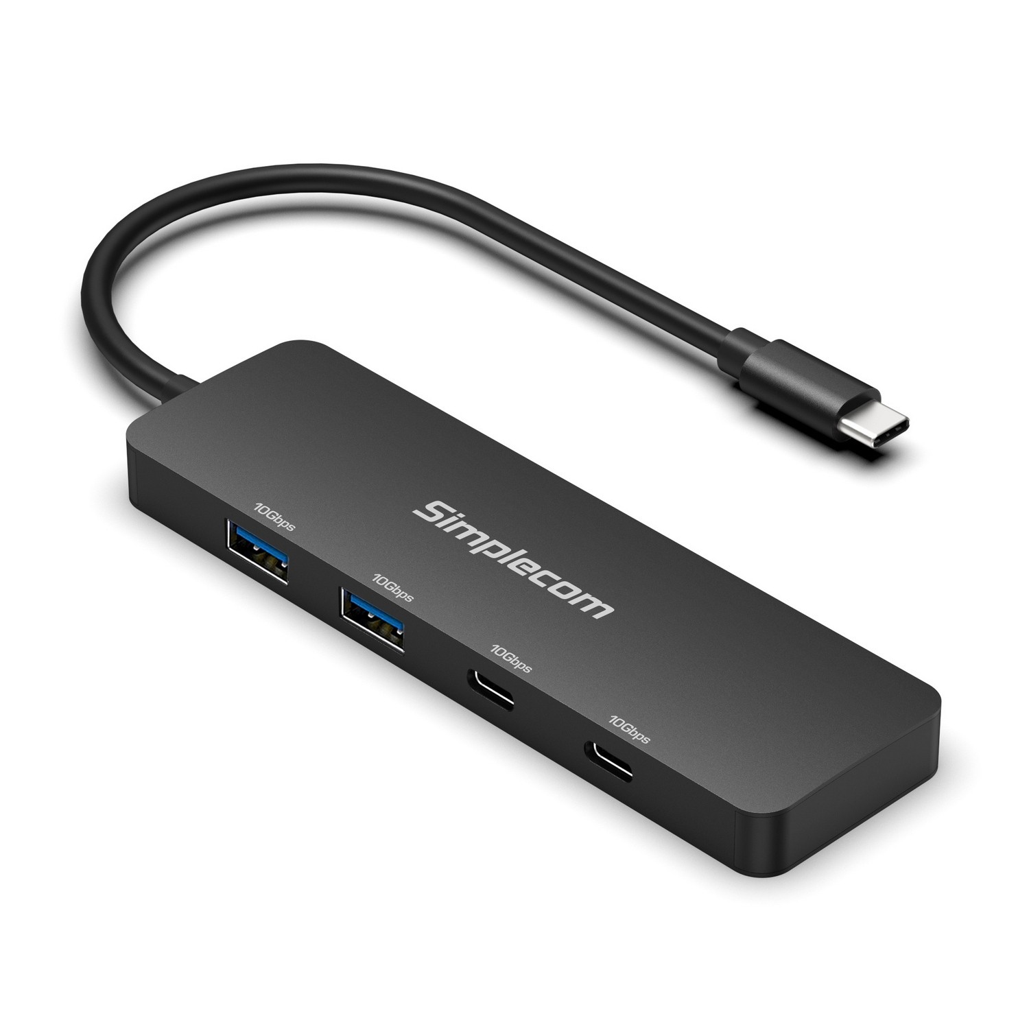Simplecom CH392 USB 3.2 Gen2 USB-C 4-Port 10Gbps Hub (2x USB-A and 2x USB-C) - Image 2