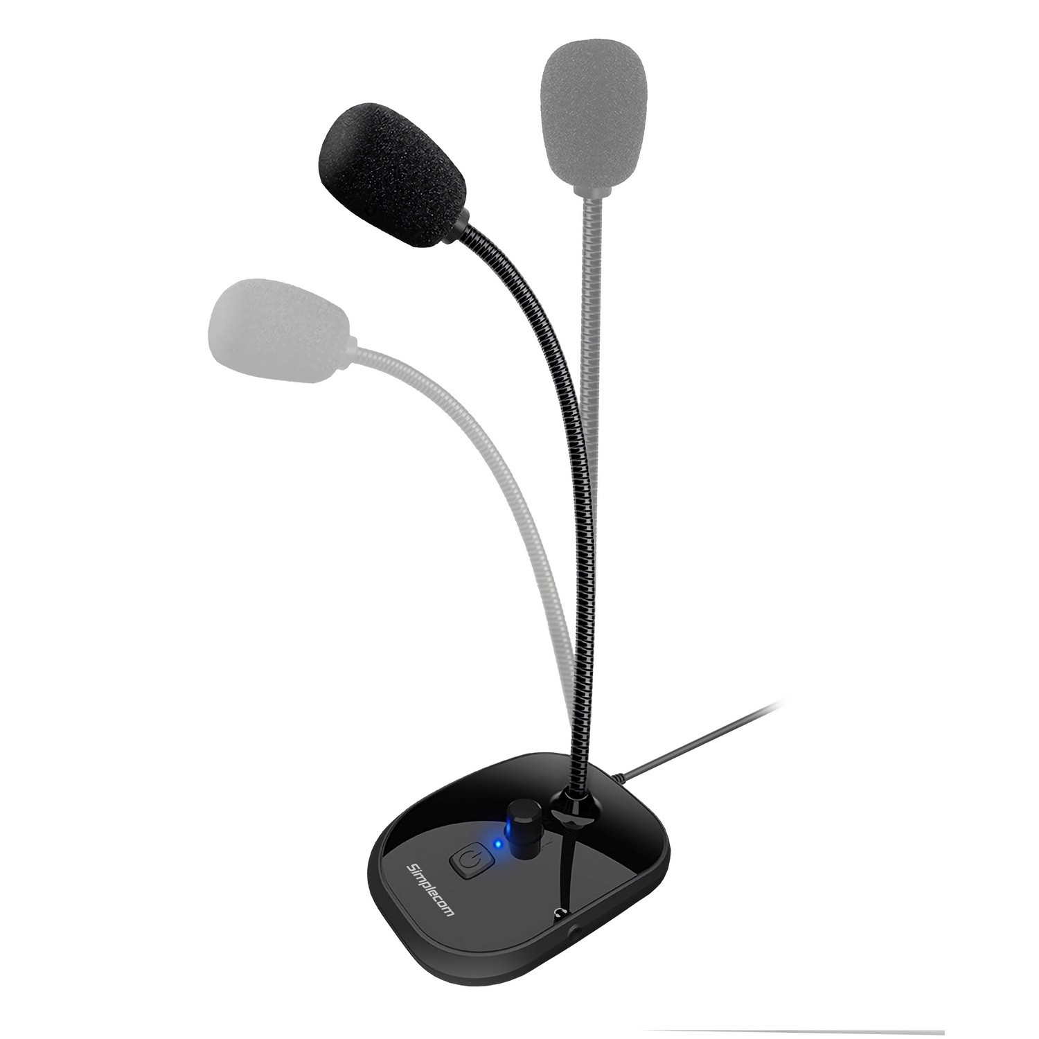 Simplecom UM360 Plug and Play USB Desktop Microphone with Headphone Jack - Image 3
