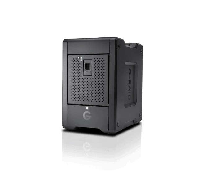 (LS)Western Digital G-RAID SHUTTLE 4 24TB APJP, Thunderbolt 3, USB 3.2 Gen 2x1, Ultrastar 7200 RPM, DTR Up to 700MB/s read and 850MB/s write, 5 Y Wty