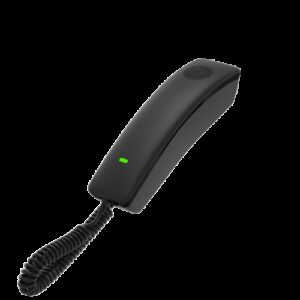 Fanvil H2U Compact IP Phone, 2 SIP Lines, HD Audio, Desk/Wall Mount, 10 Speed Dial Keys, PoE, 3 Way Conference, 2 Year Warranty - Black