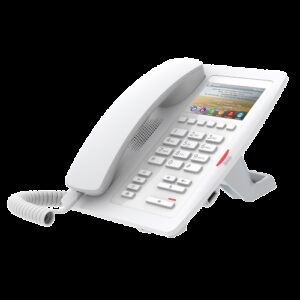 Fanvil H5 Hotel / Office Enterprise IP Phone - 3.5' Colour Screen, 1 Line, 6 x Programmable Buttons, Dual 10/100 NIC, POE, 2 Years Warranty- White