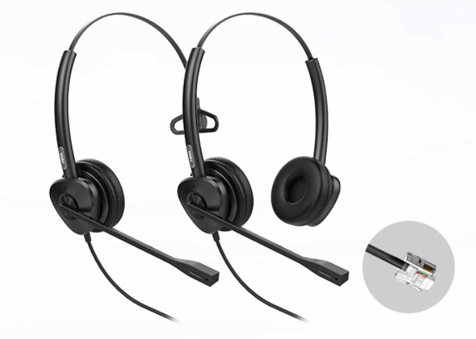 Fanvil HT301 RJ9 Mono Headset - OverThe Head Design, Suit For Small Office, Home Office (SOHO) Or Call Center Staff - Image 2