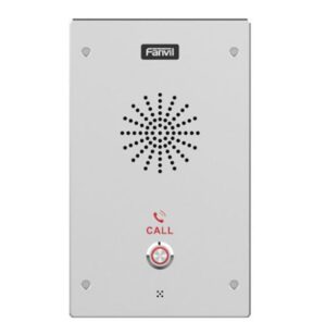 Fanvil I16S Outdoor Audio Intercom, 2 SIP Lines, 1 DSS Key, PoE, IP65 & IK10, ONVIF, 2Yr Warranty