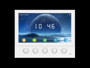 Fanvil i52W Indoor SIP Station, 4 SIP Lines, 5 Buttons, PoE, 7' Colour Screen, Linux, ONVIF, 2Yr Warranty