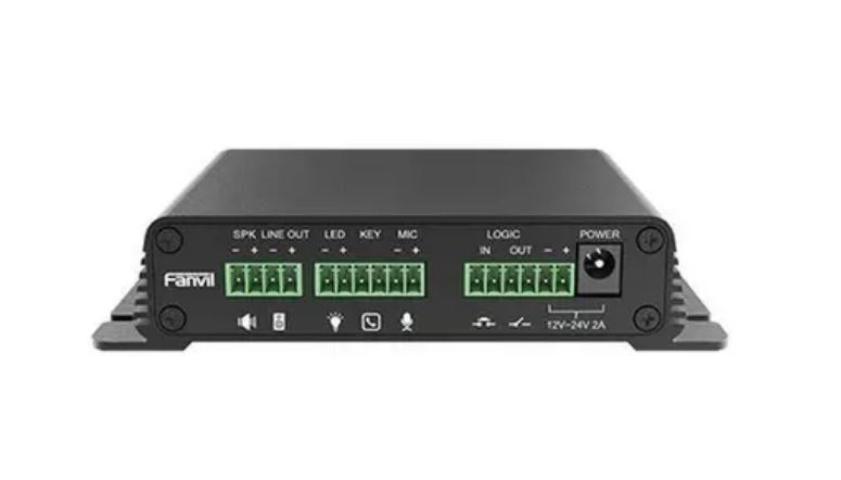 Fanvil PA2s Video Intercom & Paging Gateway, Emergency call button interface, active call, NVR video recording, standard RJ45 interface - Image 4