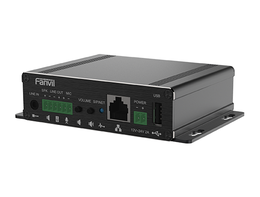 Fanvil PA3 Video Intercom & Paging Gateway, 2 SIP Lines, 1 Speaker interface and 1 microphone interface, Support USB or TF Card, Support POE - Image 2