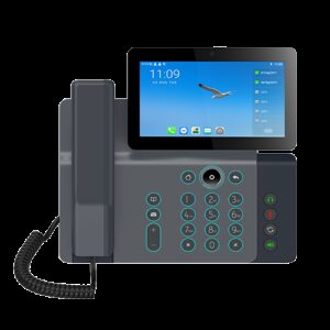 Fanvil V67 Enterprise IP Phone, 7' Touch Screen, 5mp Camera, Andriod 9.0, Built in Wifi, BT, Wall Mountable, Upto 116 DSS Keys, 20 Lines, 2 Year WTY
