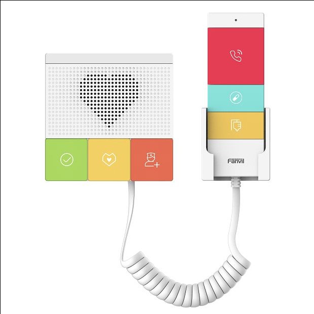 Fanvil Y501 2 SIP Lines Healthcare Intercom, HD Audio, Waterproof & Dustproof, PoE Enabled, Wall Mountable, 10/100Mbps, 3 Button. Auto answe, No Wi-Fi - Image 2