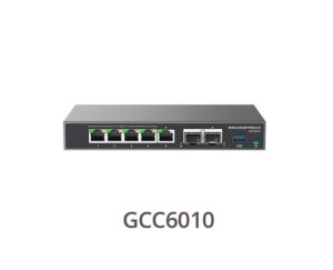 Grandstream GCC6000 Built-in IPPBX (10 Users, 4 Concurrent Calls) + enterprise-grade firewall + VPN Router + 2 x 2.5 Gb, 5 x GigE Network Switch