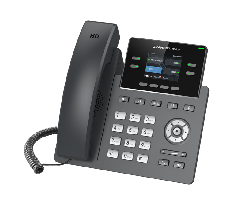 Grandstream GRP2612 4 Line IP Phone, 2 SIP Accounts, 320x240 Colour Screen, HD Audio, Includes PSU *LAST STOCK* - Image 3