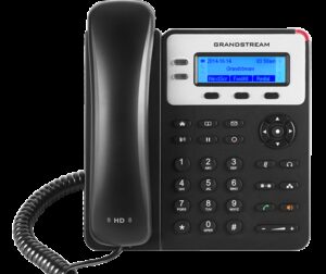 Grandstream GXP1625 2 Line IP Phone, 2 SIP Accounts, 132x48 Backlit Graphical LCD Display, HD Audio, Powerable Via PoE
